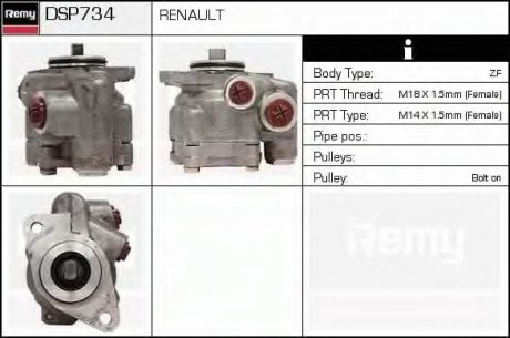 Гидравлический насос, рулевое управление DELCO REMY DSP734