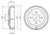 Барабан тормозной BF389