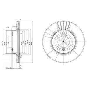 Гальмівні(тормозні) диски Delphi BG2623 (фото 1)