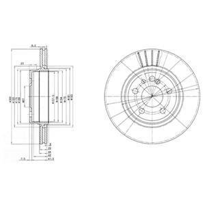 Тормозные диски Delphi BG2740 (фото 1)