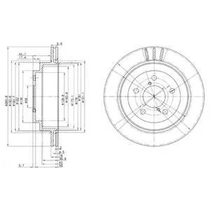 Гальмівні(тормозні) диски Delphi BG3154