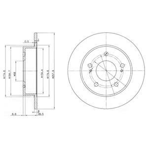 Тормозные диски Delphi BG3248 (фото 1)