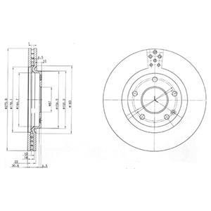 Тормозной диск Delphi BG3829 (фото 1)