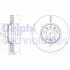 Kpl. tarcz hamulcowych (2 szt.) prz?d L/P CITROEN C5 III, JUMPY, FIAT SCUDO, PEUGEOT 407, 407 SW, 508, 508 SW, EXPERT, EXPERT TEPEE 1.6-2.2D 05.04- Delphi BG4083C (фото 1)