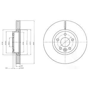 Тормозные диски Delphi BG4094 (фото 1)