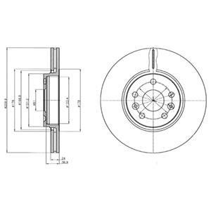 Тормозной диск Delphi BG4338 (фото 1)
