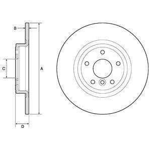 Тормозной диск Delphi BG4766C (фото 1)