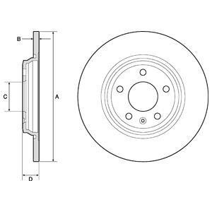 Тормозной диск Delphi BG4800C (фото 1)