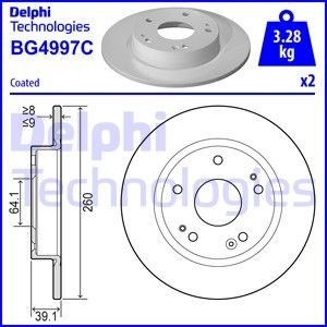 TARCZA HAM.TYL Delphi BG4997C (фото 1)