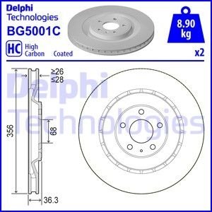 TARCZA HAM.TYL Delphi BG5001C (фото 1)