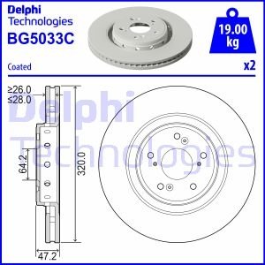 TARCZA HAM.PRZOD Delphi BG5033C (фото 1)