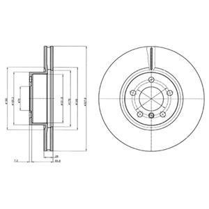 Гальмівний диск Delphi BG9108 (фото 1)