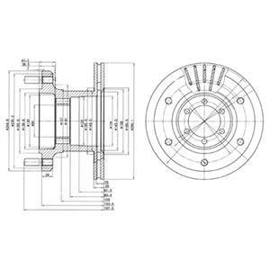 Тормозной диск Delphi BG9453 (фото 1)