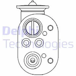 Стопорний клапан 1 F20/21, 11- Delphi CB1001V