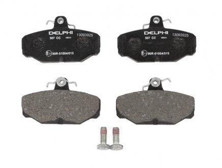 Дисковые тормозные колодки, комплект Delphi LP0507 (фото 1)