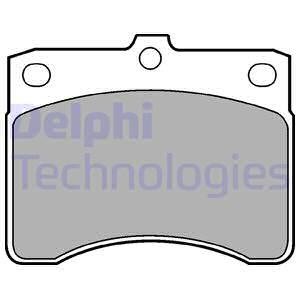 Тормозные колодки, дисковые. Delphi LP0578