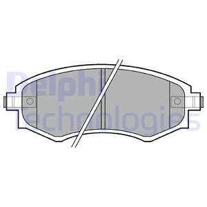 Гальмівні колодки, дискові Delphi LP0606