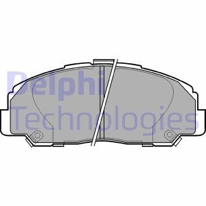 Дисковые тормозные колодки, комплект Delphi LP0944 (фото 1)