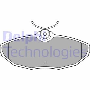 Комплект тормозных колодок, дисковый тормоз Delphi LP1505
