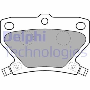 Комплект тормозных колодок, дисковый тормоз Delphi LP1513