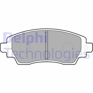 Комплект тормозных колодок, дисковый тормоз Delphi LP1560