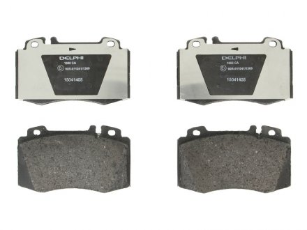 Комплект тормозных колодок, дисковый тормоз Delphi LP1688