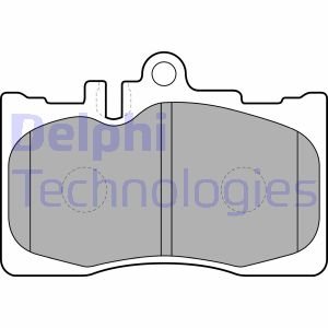 Комплект тормозных колодок, дисковый тормоз Delphi LP1689 (фото 1)