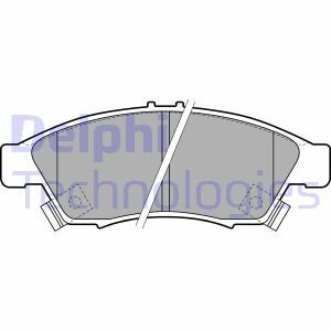 Комплект тормозных колодок, дисковый тормоз Delphi LP1739 (фото 1)