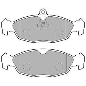Тормозные колодки, дисковый тормоз (набор) Delphi LP1755