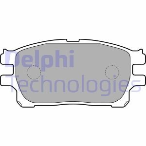 Комплект тормозных колодок, дисковый тормоз Delphi LP1784 (фото 1)