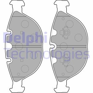 Комплект тормозных колодок, дисковый тормоз Delphi LP1798