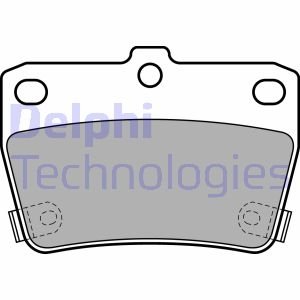 Комплект тормозных колодок, дисковый тормоз Delphi LP1942 (фото 1)