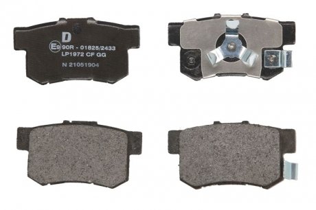Тормозные колодки дисковые HONDA Accord/CR-V/FR-V "R "04>> Delphi LP1972 (фото 1)