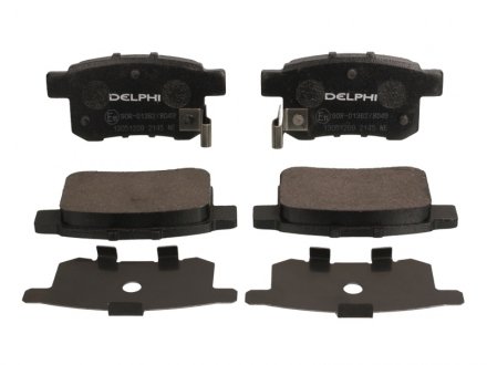 Комплект тормозных колодок, дисковый тормоз Delphi LP2145