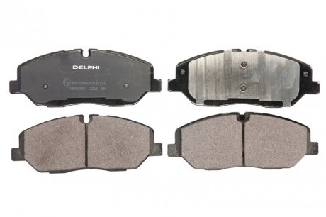 Дисковые тормозные колодки, комплект Delphi LP3294 (фото 1)