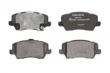 Тормозные колодки, дисковые. Delphi LP3363 (фото 1)