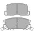 Комплект гальмівних колодок , TOYOTA MR2 I, MR2 II, MR2 III 1.6/1.8/2.0 11.84-06.07 LP574