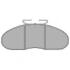 Гальмівні колодки, дискове гальмо (набір) LP828