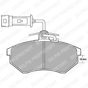 Фото 1 - гальмівні(тормозні) колодки Delphi LP901 Гальмівні(тормозні) колодки Delphi LP901 (фото 1)