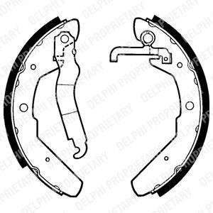 Барабанные(тормозные) колодки Delphi LS1301