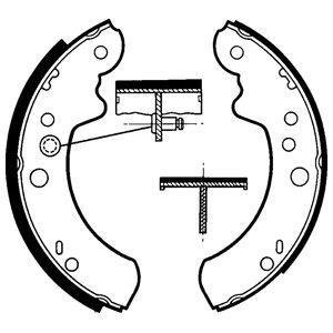 Гальмівні колодки (набір) Delphi LS1313 (фото 1)