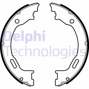 Комлект тормозных накладок Delphi LS2077 (фото 1)