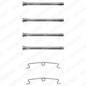 Ремкомплект гальмівних колодок Delphi LX0085