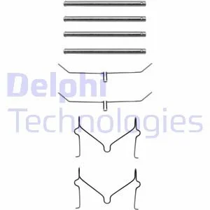 Комплектуючі, колодки дискового гальма Delphi LX0182