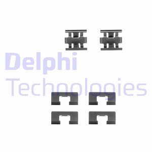 Ремкомплект гальмівних колодок Delphi LX0196 (фото 1)