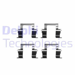 Ремкомплект тормозных колодок Delphi LX0283