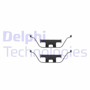 Комплектующие, колодки дискового тормоза Delphi LX0295