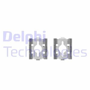 Комплектующие, колодки дискового тормоза Delphi LX0328