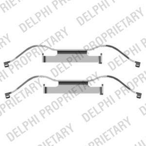 Ремкомплект тормозных колодок Delphi LX0440