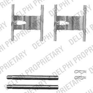 Ремкомплект тормозных колодок Delphi LX0450